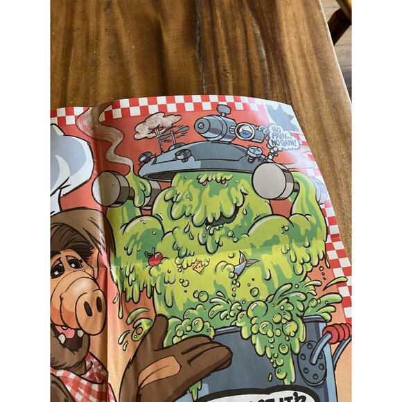 Vintage Alf Melmac Cookin' with ALF Poster Burger King 1980's - Picture 4 of 9